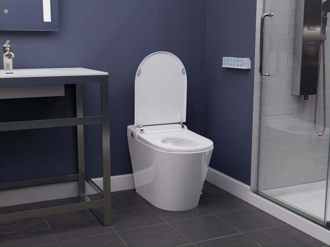 ENVO Echo Elongated Smart Toilet Bidet in with Auto Open, Auto Close, Auto Flush, and Heated Seat