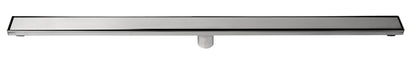 ALFI brand ABLD47B-PSS 47" Polished Stainless Steel Linear Shower Drain with Solid Cover