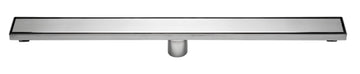 ALFI brand ABLD32B-PSS 32" Modern Polished Stainless Steel Linear Shower Drain with Solid Cover