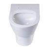 EAGO WD332 Round Modern Wall Mount Dual Flush Toilet Bowl