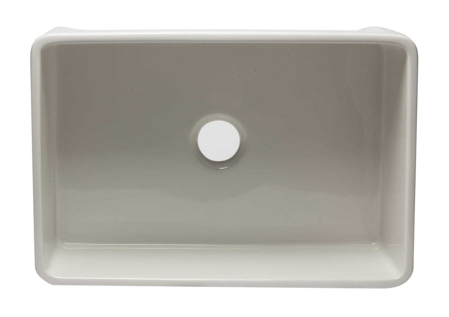 ALFI brand AB3020SB-B 30 inch Biscuit Reversible Single Fireclay Farmhouse Kitchen Sink