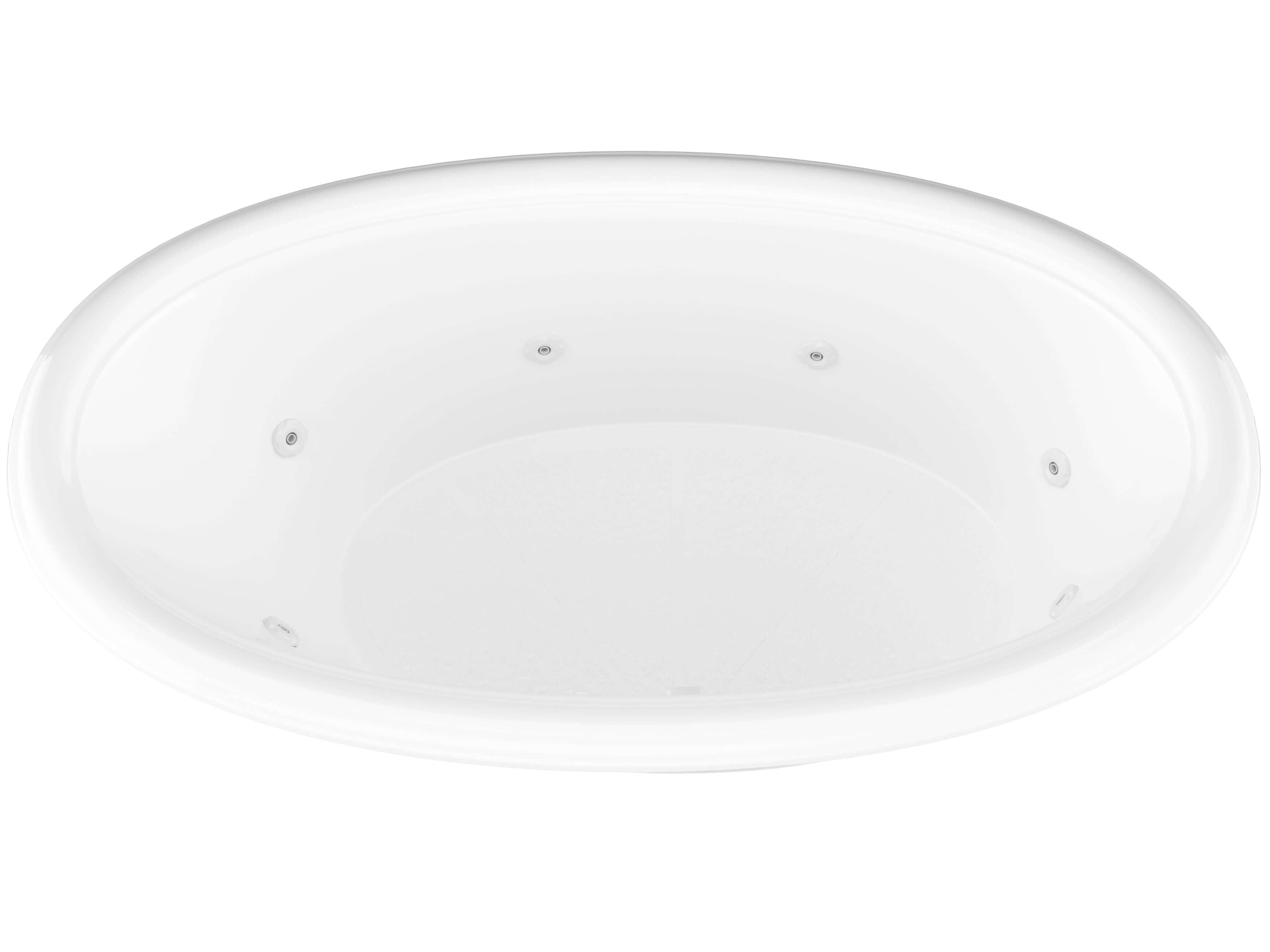 Atlantis Whirlpools Petite 44 x 78 Oval Whirlpool Jetted Bathtub