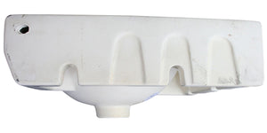 ALFI brand AB104 White 15"  Round Corner Wall Mounted Porcelain Bathroom Sink