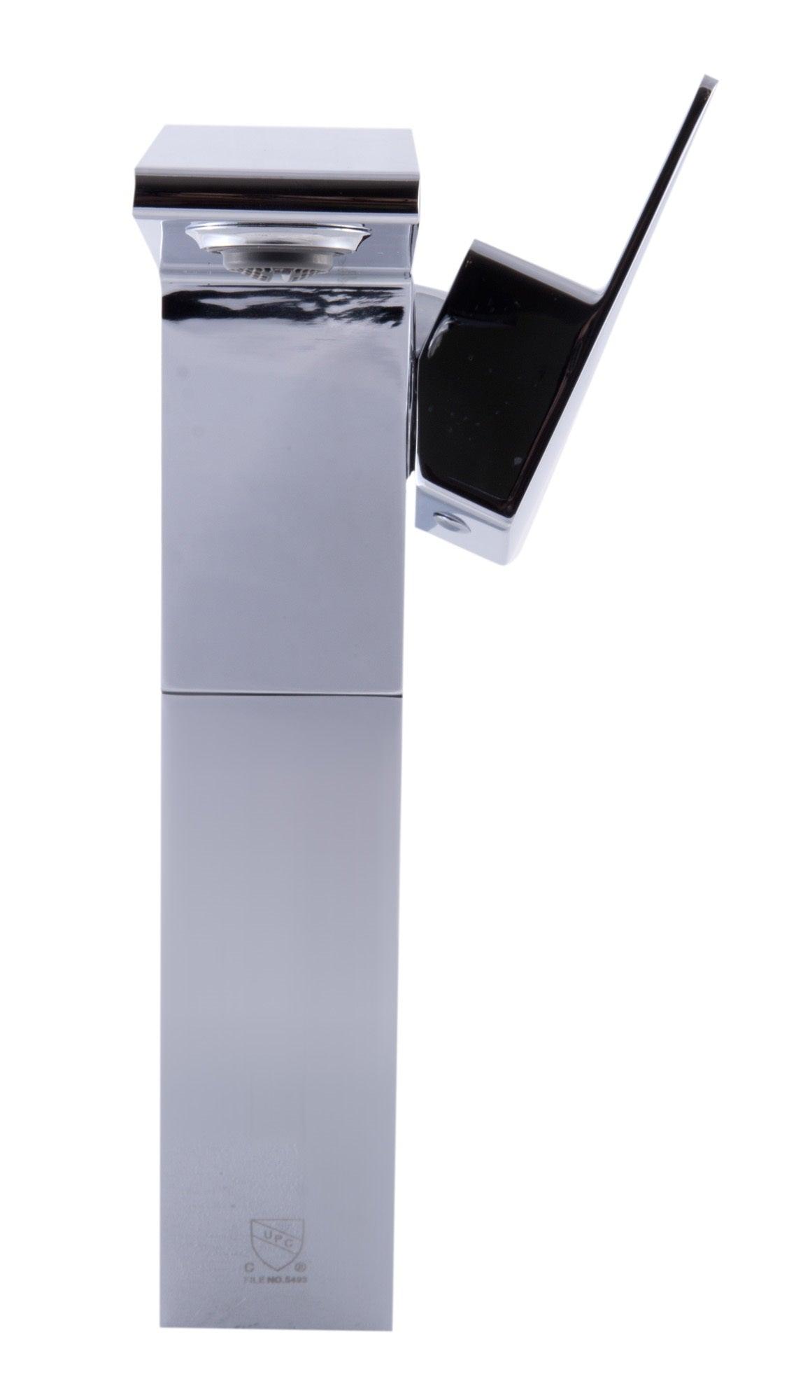 ALFI brand AB1475-PC Polished Chrome Single Hole Tall Bathroom Faucet