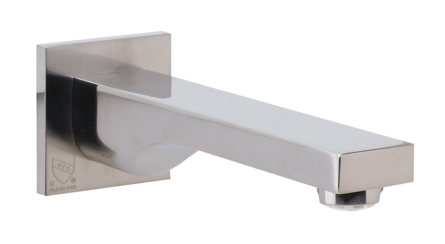 ALFI brand AB9201-BN Brushed Nickel Wallmounted Tub Filler Bathroom Spout