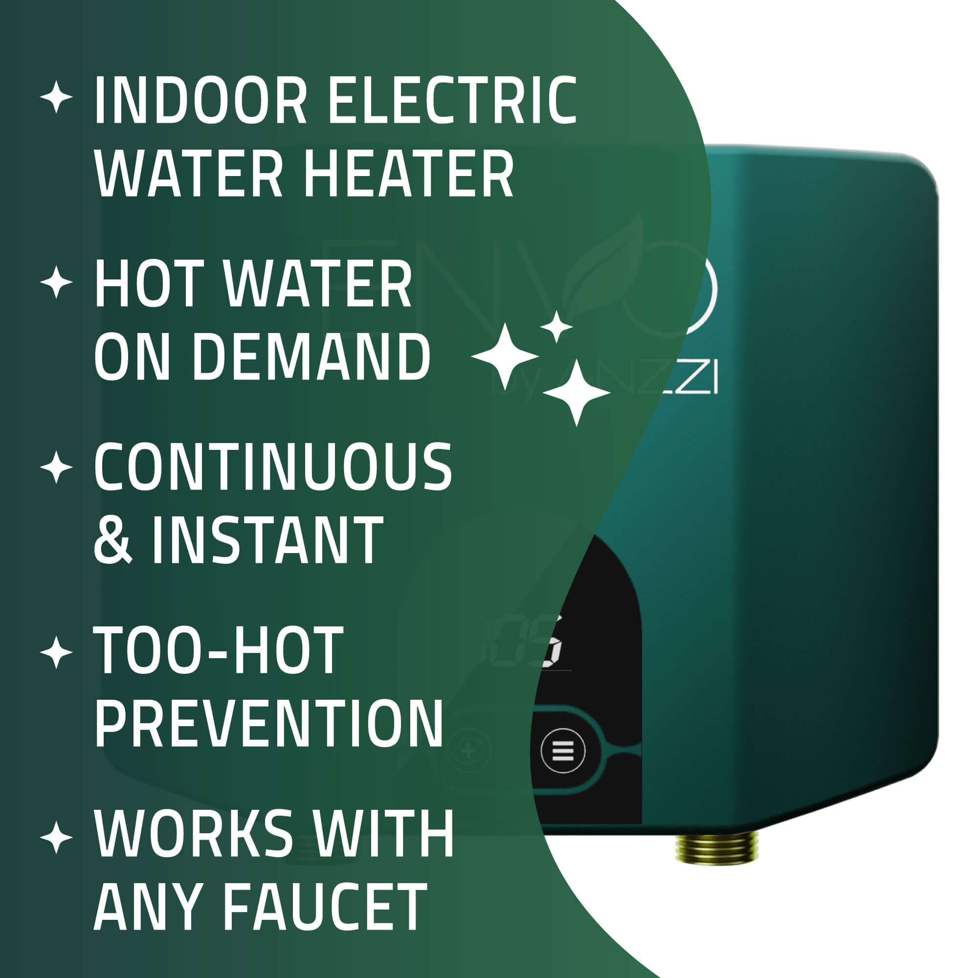 ENVO Ansen 6 kW Tankless Electric Water Heater