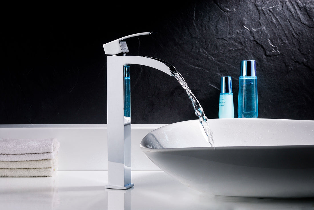 Key Series Single Hole Single-Handle Vessel Bathroom Faucet