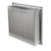 ALFI brand ABN1616-PSS 16 x 16 Polished Stainless Steel Square Single Shelf Bath Shower Niche