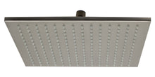Load image into Gallery viewer, ALFI brand LED12S-BN Brushed Nickel 12&quot; Square Multi Color LED Rain Shower Head