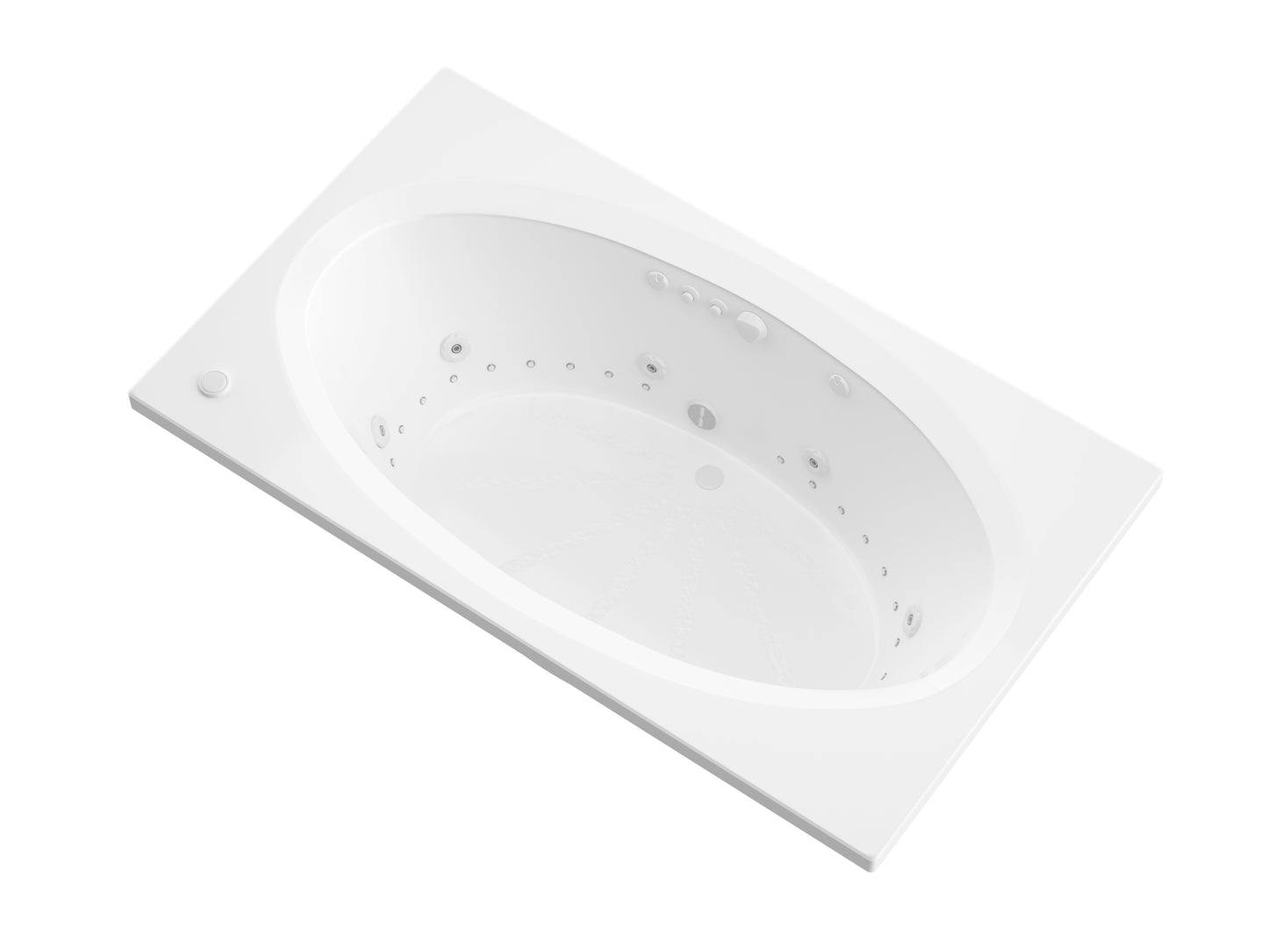 Atlantis Whirlpools Vogue 42 x 72 Rectangular Air & Whirlpool Jetted Bathtub