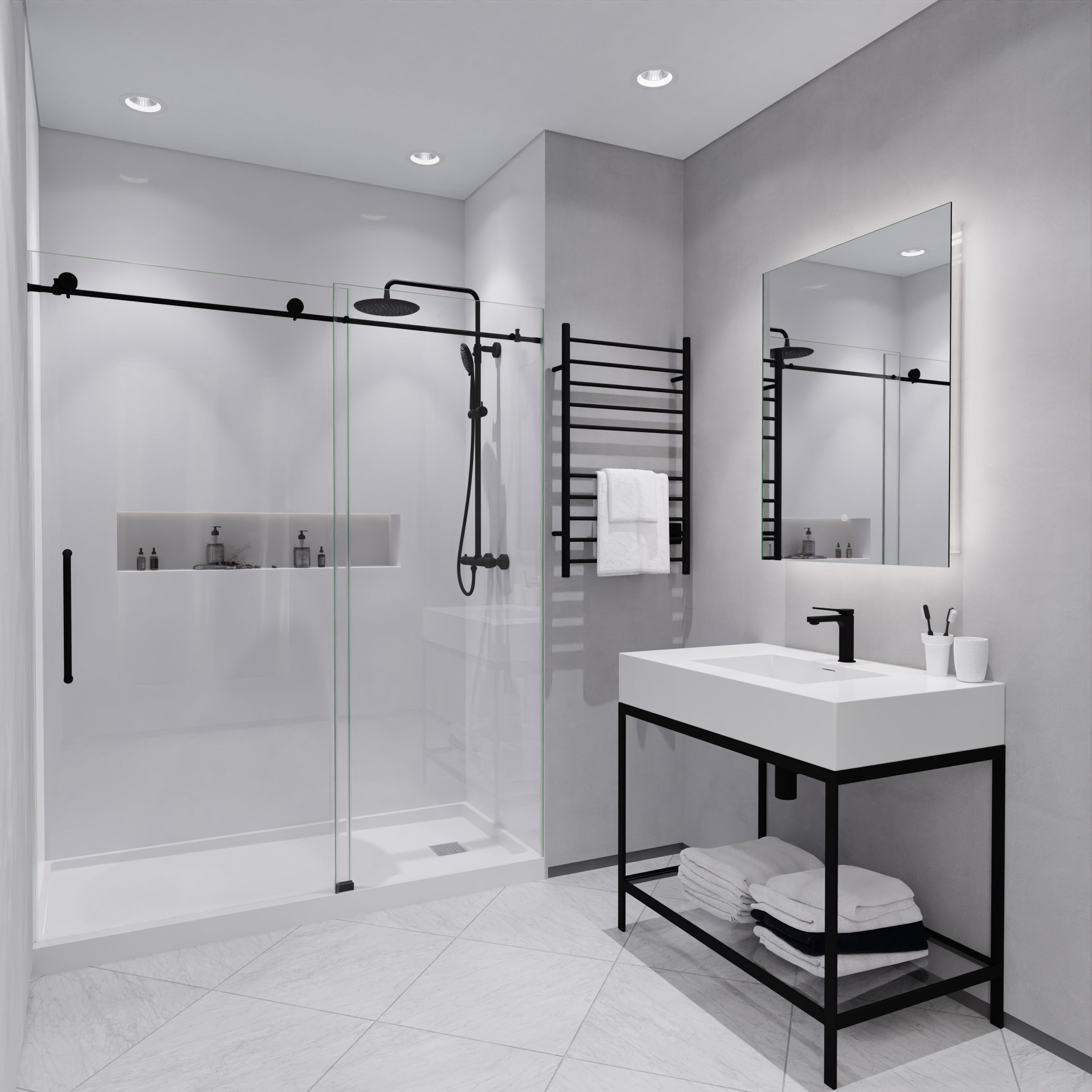 ANZZI Single Handle Single Hole Bathroom Faucet With Pop-up Drain