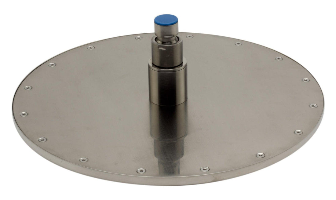 ALFI brand LED12R-BN Brushed Nickel 12" Round Multi Color LED Rain Shower Head