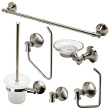 Load image into Gallery viewer, ALFI brand AB9521-BN Brushed Nickel 6 Piece Matching Bathroom Accessory Set