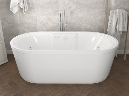 Atlantis Whirlpools Royale 34 x 67 Oval Freestanding Whirlpool Jetted Bathtub 3467RW