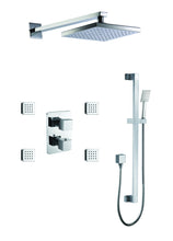 Load image into Gallery viewer, ALFI brand AB2287-PC Polished Chrome 3 Way Thermostatic Shower Set with Body Sprays