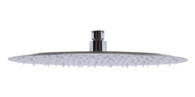 Load image into Gallery viewer, ALFI brand RAIN128-BSS 12&quot; Oval Brushed Solid Stainless Steel Ultra Thin Rain Shower Head