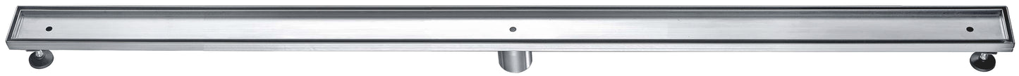 ALFI brand ABLD59A 59" Stainless Steel Linear Shower Drain with No Cover