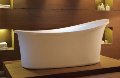 EAGO AM1800  6 ft White Free Standing Air Bubble Bathtub