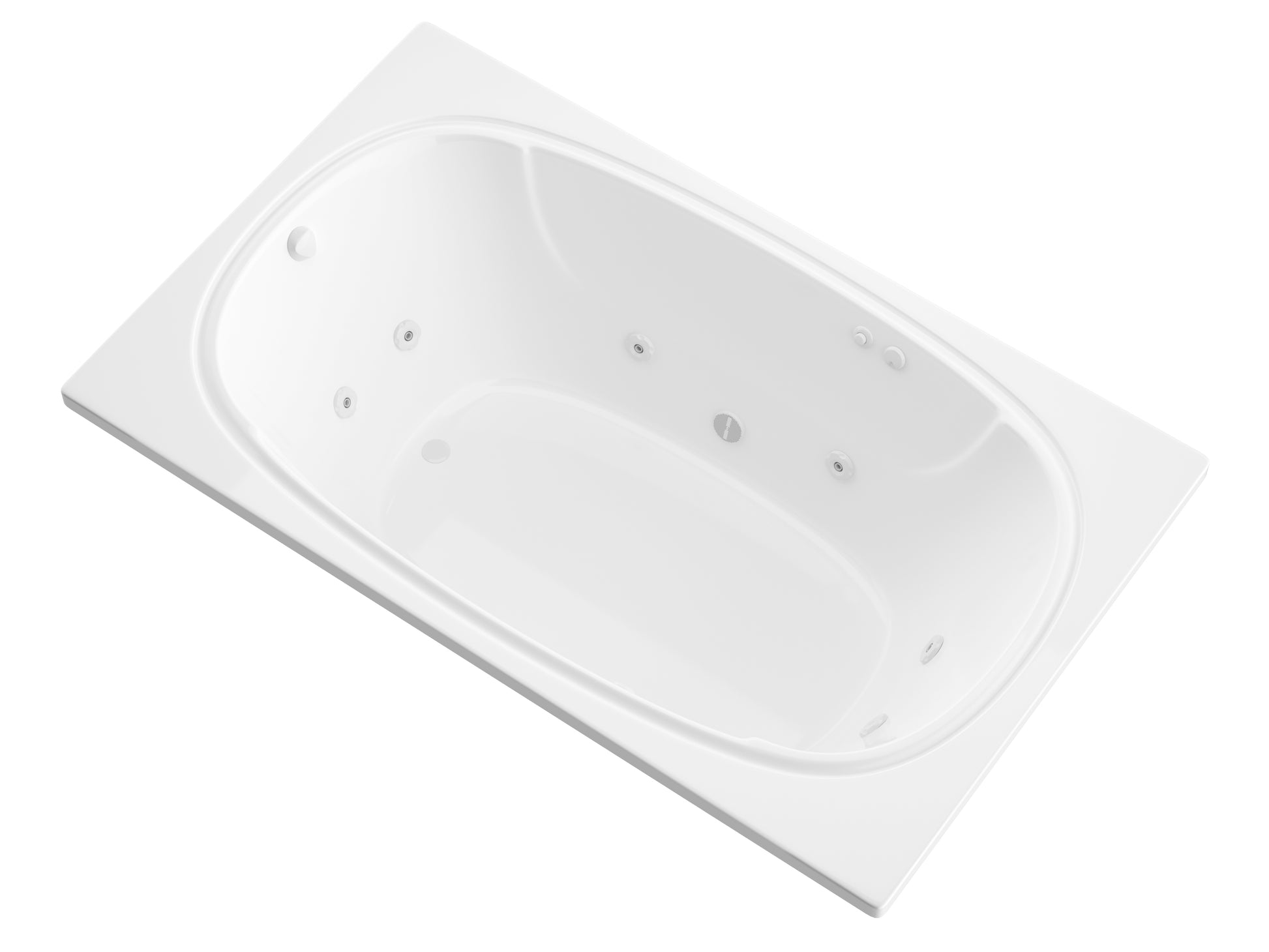 Atlantis Whirlpools Charleston 48 x 72 Rectangular Whirlpool Jetted Bathtub