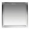 ALFI brand ABN1616-PSS 16 x 16 Polished Stainless Steel Square Single Shelf Bath Shower Niche