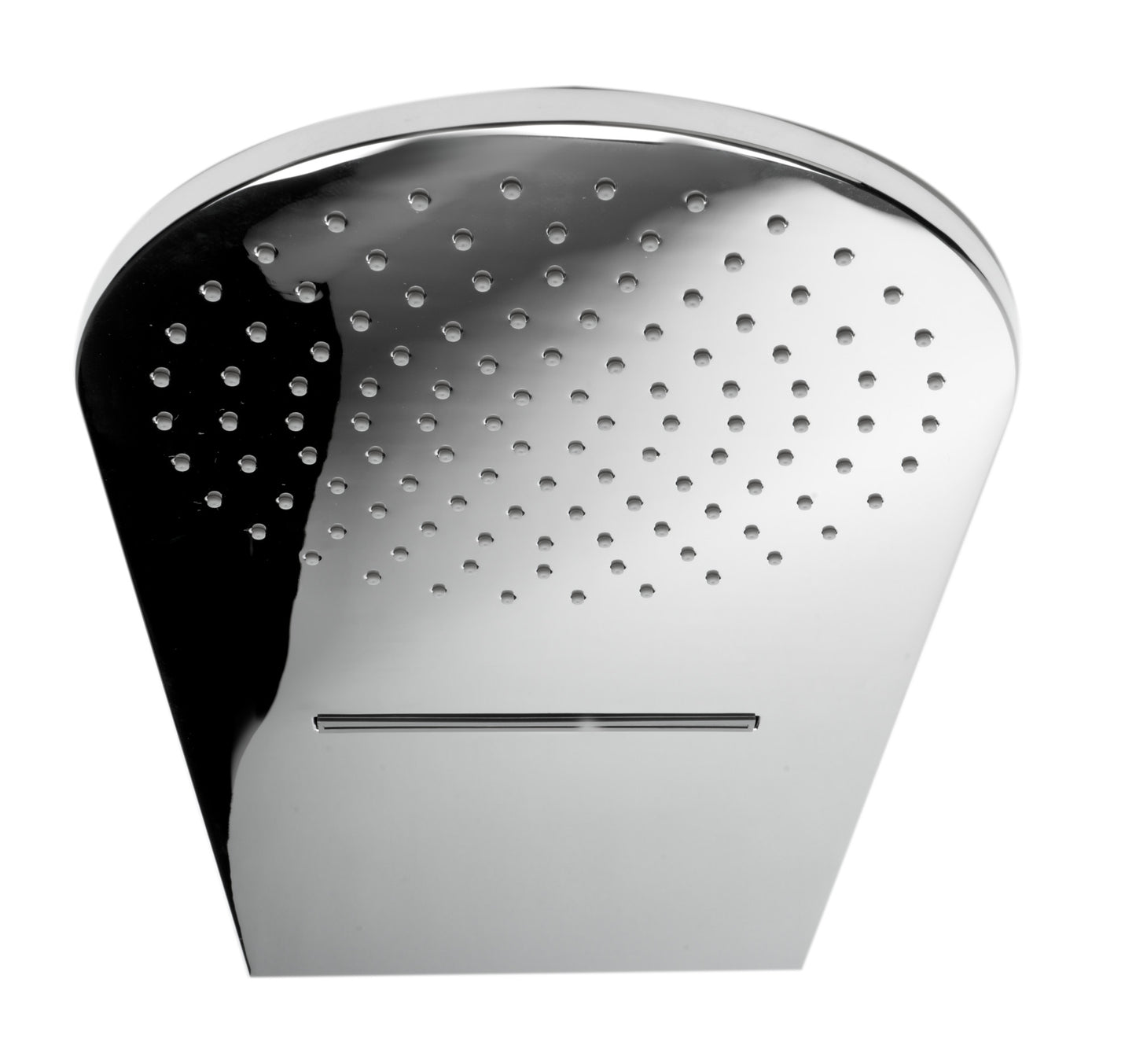 ALFI brand RAIN10RW-PC Polished Chrome 10" Wall-Mounted Square Waterfall Rain Shower Head