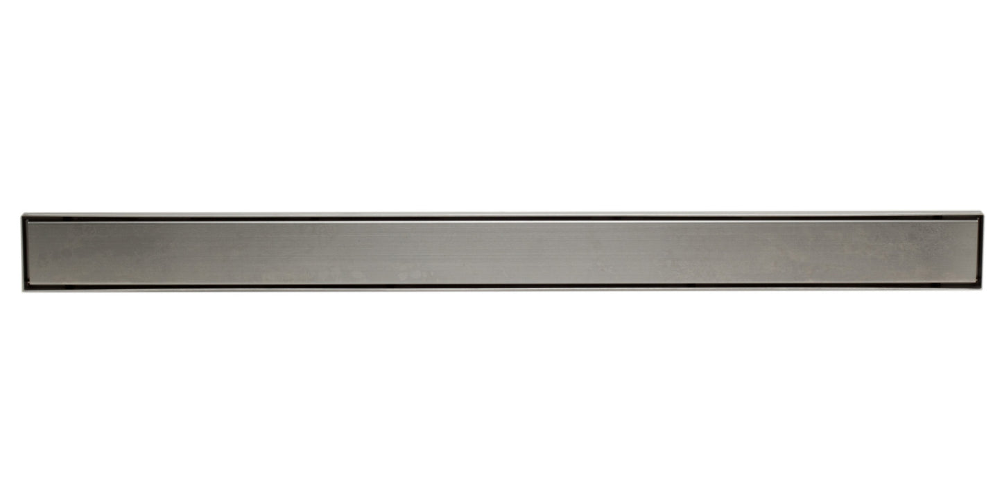 ALFI brand ABLD36B-BSS 36" Modern Brushed Stainless Steel Linear Shower Drain with Solid Cover