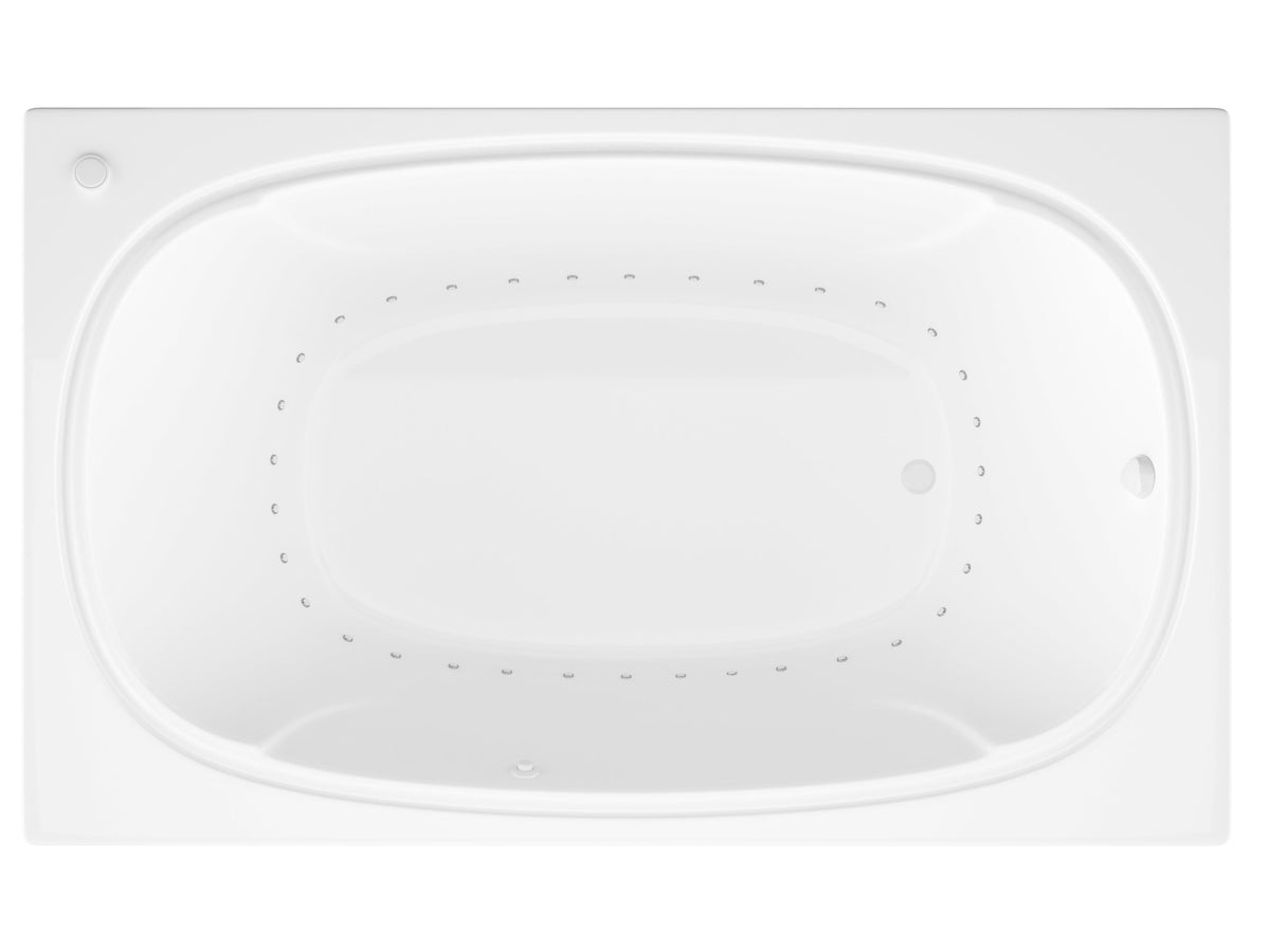 Atlantis Whirlpools Charleston 48 x 72 Rectangular Air Jetted Bathtub