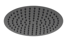 Load image into Gallery viewer, ALFI brand RAIN12R-BM Matte Black Stainless Steel 12&quot; Round Ultra-Thin Rain Shower Head