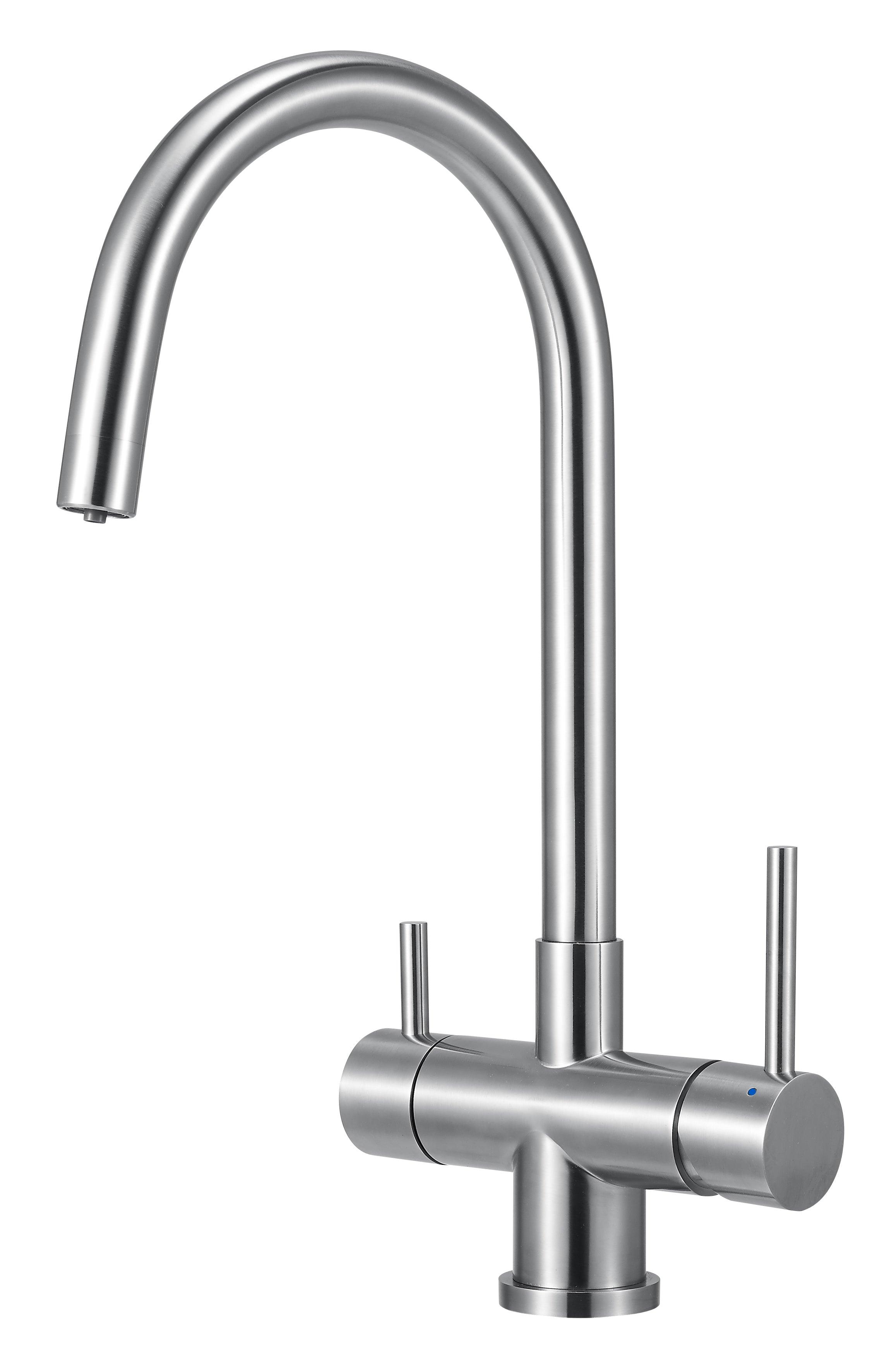 ALFI brand AB2042-BSS Brushed Stainless Steel Kitchen Faucet/Drinking Water