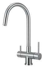 Load image into Gallery viewer, ALFI brand AB2042-BSS Brushed Stainless Steel Kitchen Faucet/Drinking Water