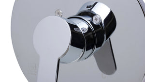 ALFI brand AB3001-PC Polished Chrome Shower Valve Mixer with Rounded Lever Handle