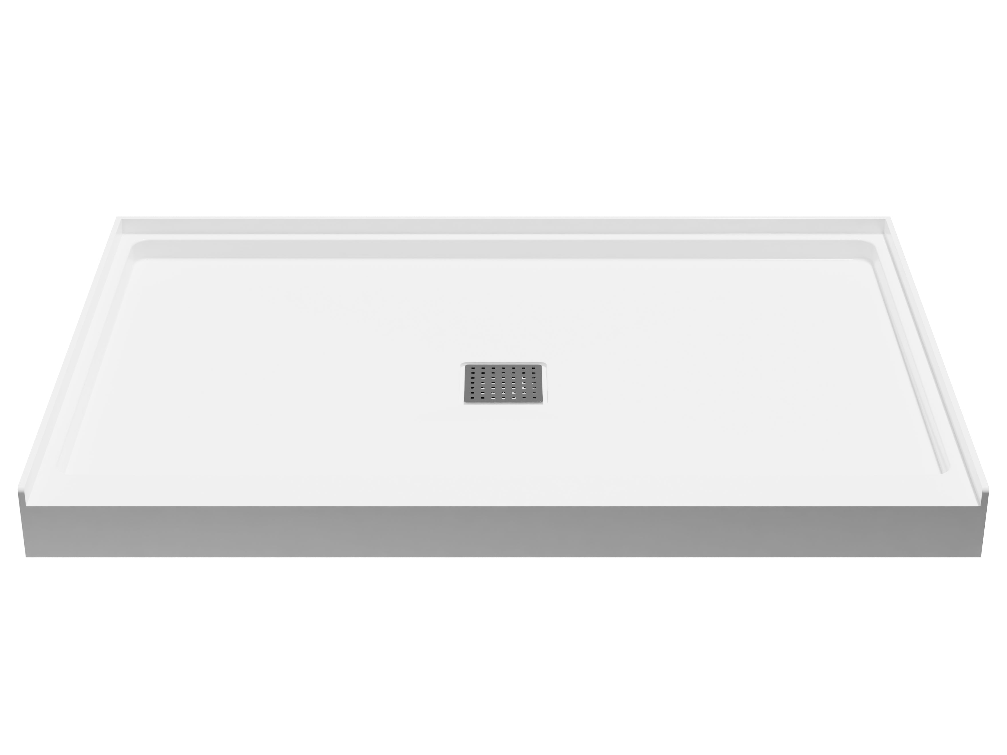 ALEXANDER 48 in. x 32 in. Center Drain Shower Base