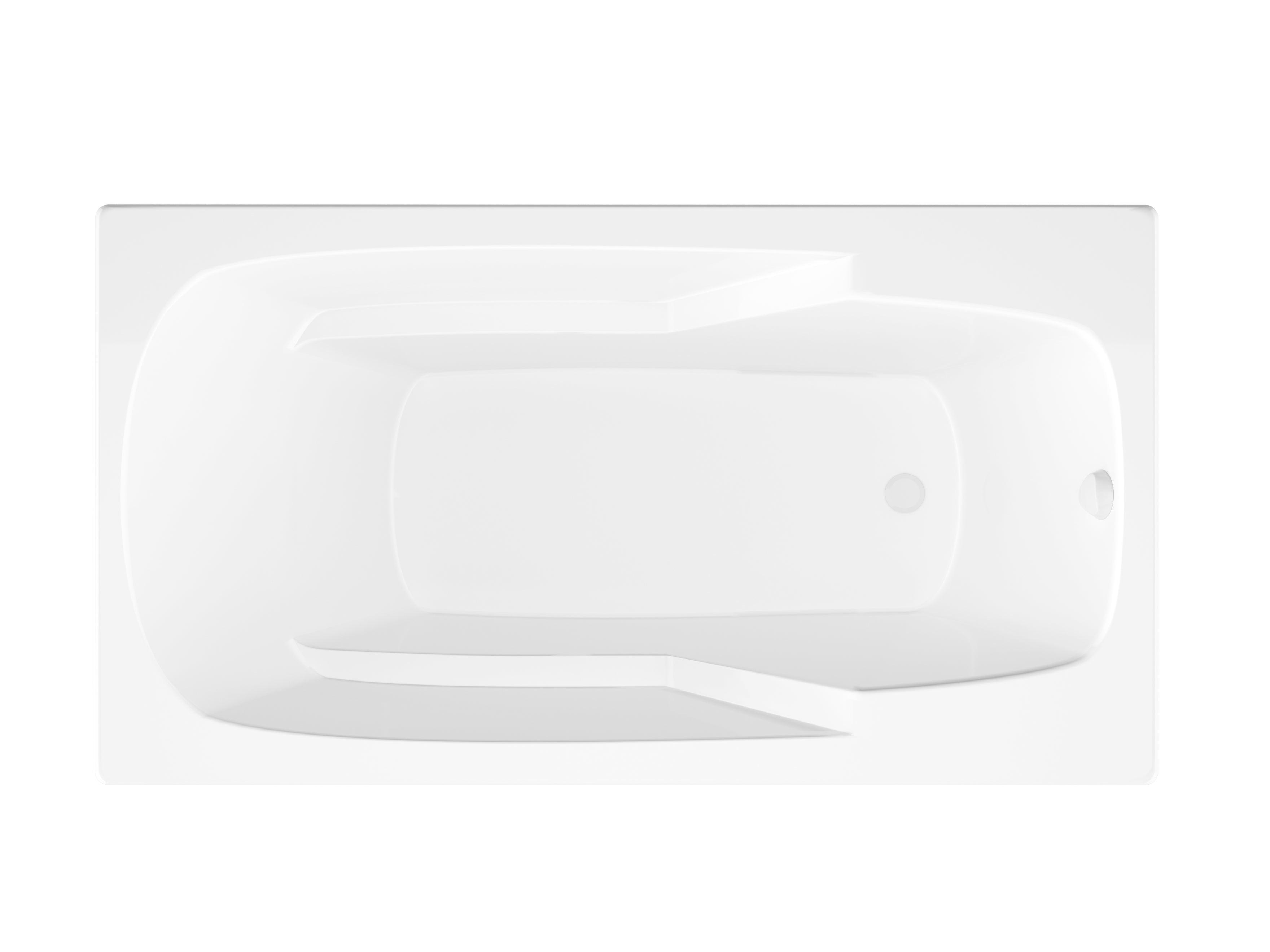 Atlantis Whirlpools Eros 36 x 72 Rectangular Soaking Bathtub 3672ES