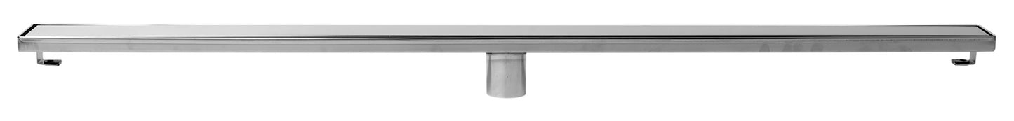 ALFI brand ABLD47B-PSS 47" Polished Stainless Steel Linear Shower Drain with Solid Cover