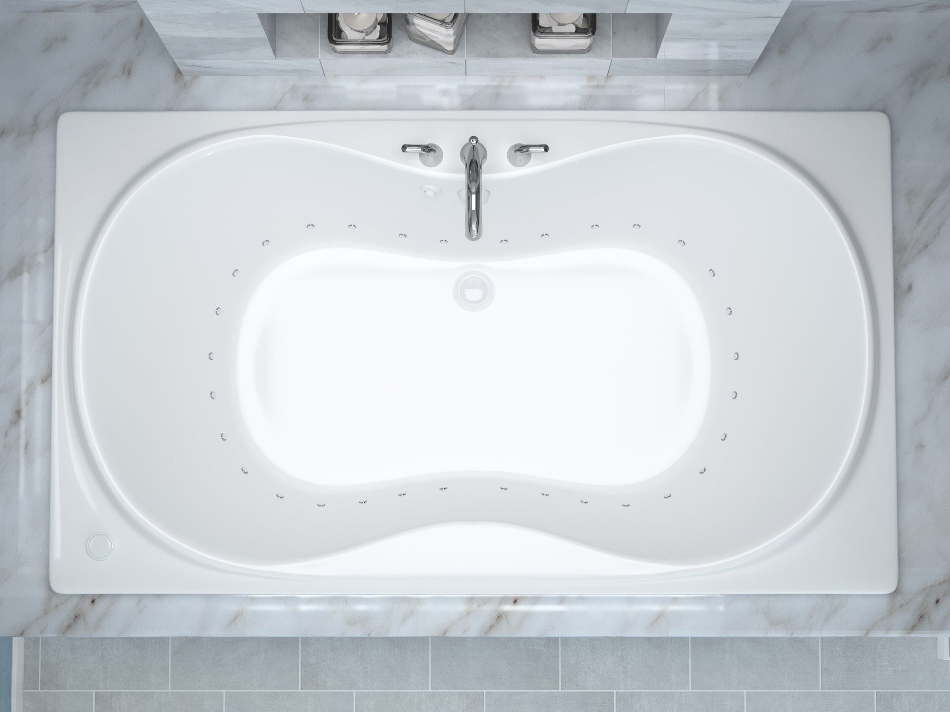 Atlantis Whirlpools Whisper 36 x 72 Rectangular Air Jetted Bathtub