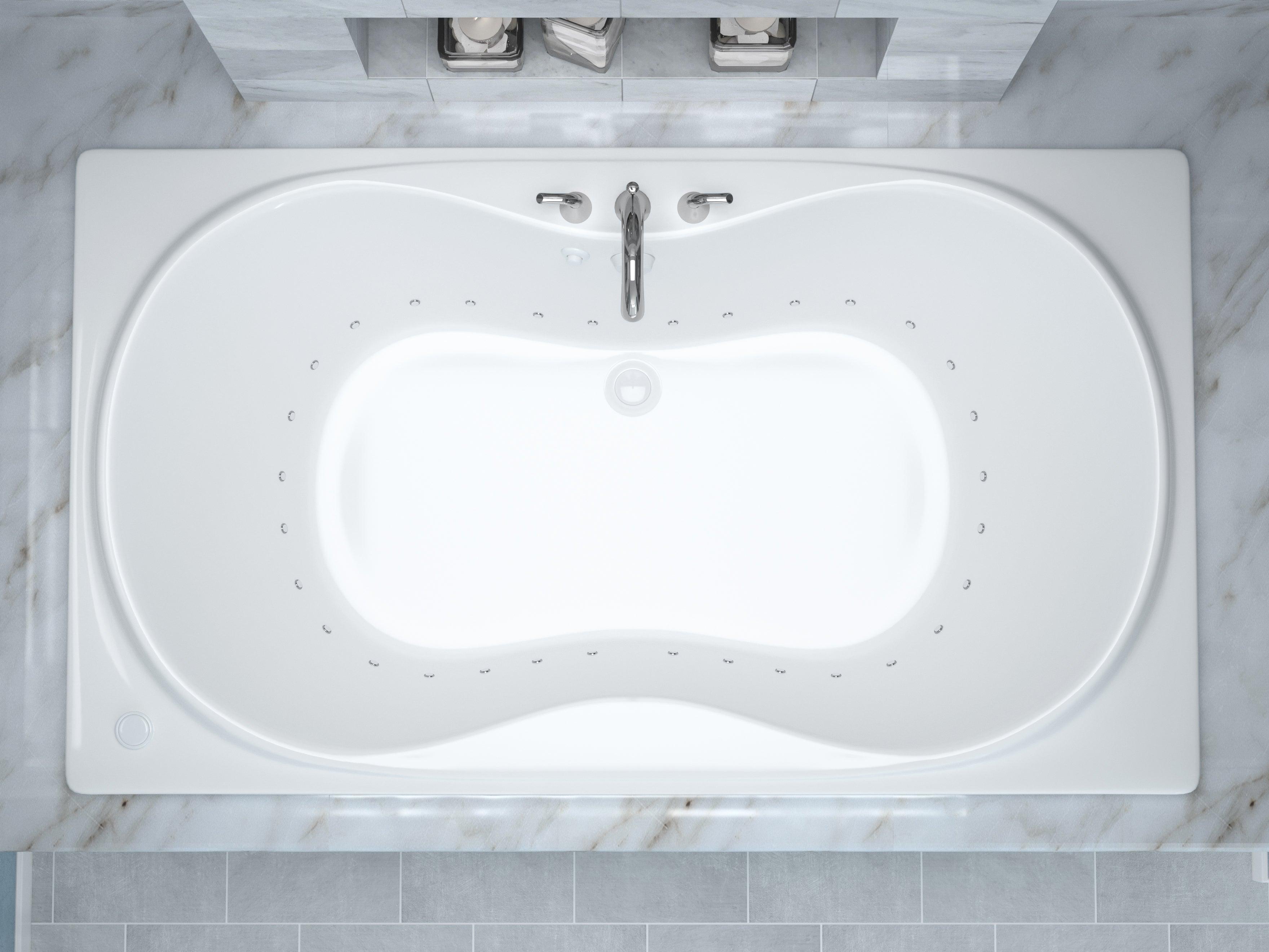 Atlantis Whirlpools Whisper 36 x 72 Rectangular Air Jetted Bathtub