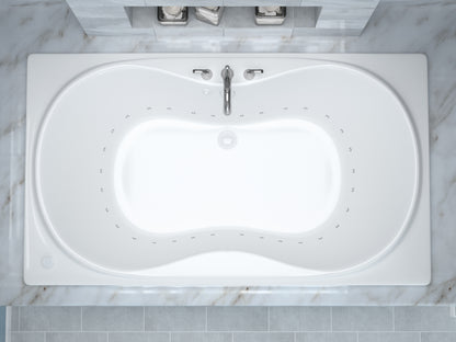 Atlantis Whirlpools Whisper 36 x 72 Rectangular Air Jetted Bathtub