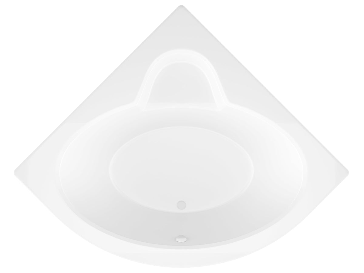 Atlantis Whirlpools Alexandria 60 x 60 Corner Soaking Bathtub 6060AS. 