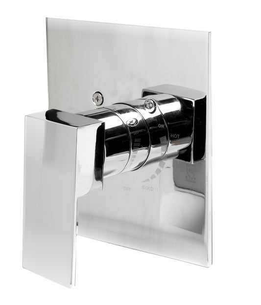 ALFI brand AB6701-PC Polished Chrome Modern Square Pressure Balanced Shower Mixer