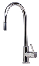 Load image into Gallery viewer, ALFI brand AB2028-PSS Solid Polished Stainless Steel Single Hole Pull Down Kitchen Faucet