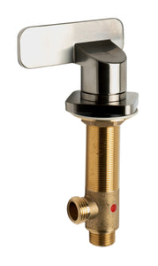 ALFI brand AB1884-BN Brushed Nickel Two-Handle 8" Widespread Bathroom Faucet