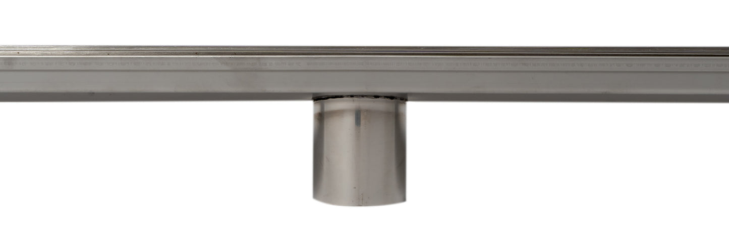 ALFI brand ABLD59D 59" Stainless Steel Linear Shower Drain with Groove Lines