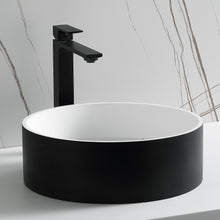 Load image into Gallery viewer, ALFI brand ABRS15RBM Black Matte 15&quot; Round Solid Surface Resin Sink