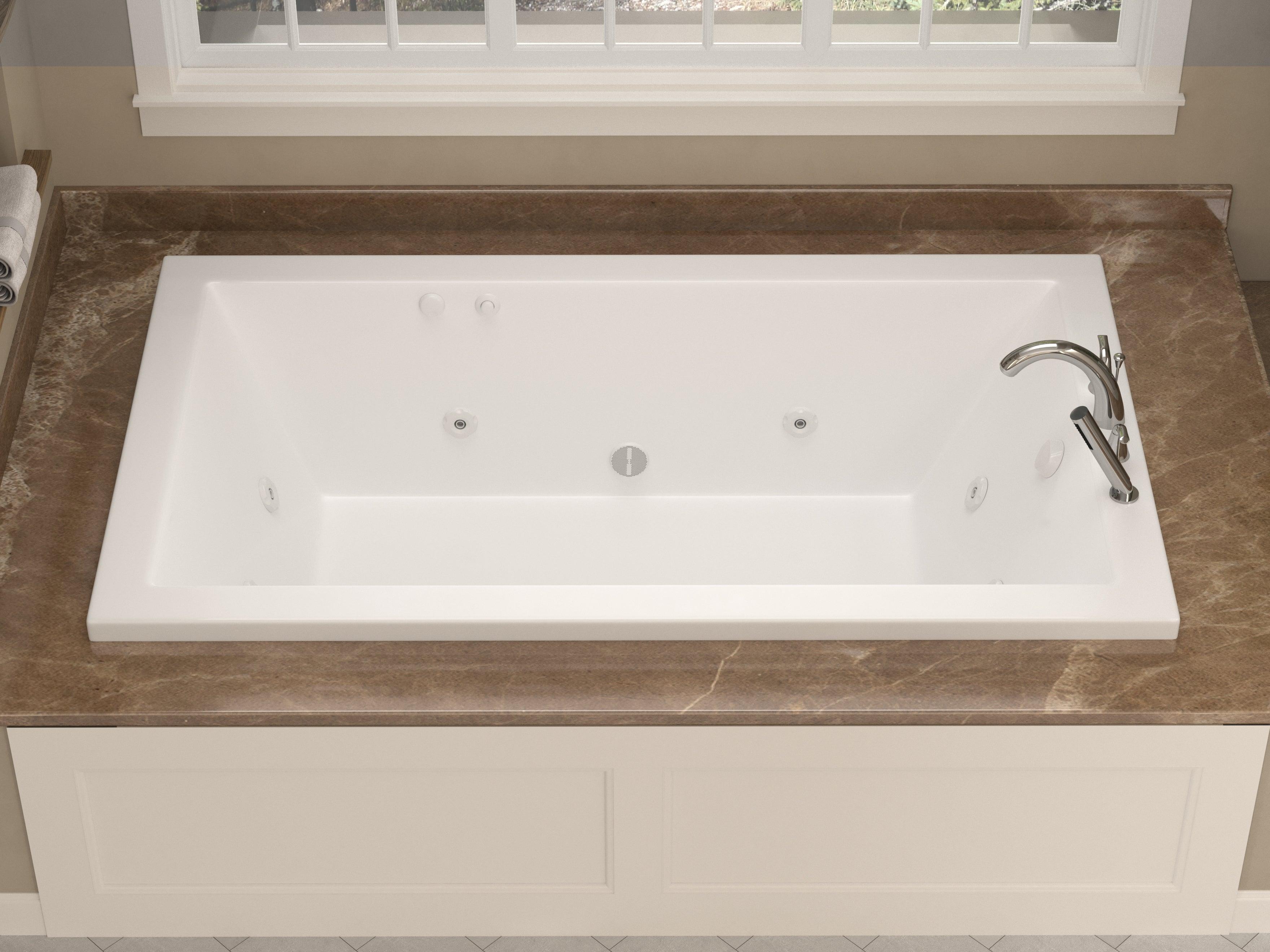 Atlantis Whirlpools Venetian 42 x 60 Rectangular Whirlpool Jetted Bathtub