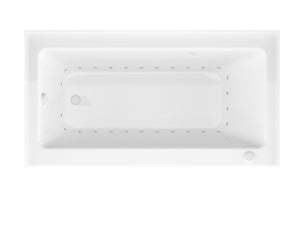 Atlantis Whirlpools Soho 32 x 60 Front Skirted Air Massage Tub - Acrylic, Alcove Installation