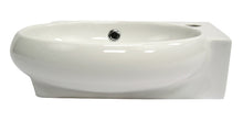 Load image into Gallery viewer, ALFI brand AB107 Small White Wall Mounted Ceramic Bathroom Sink Basin