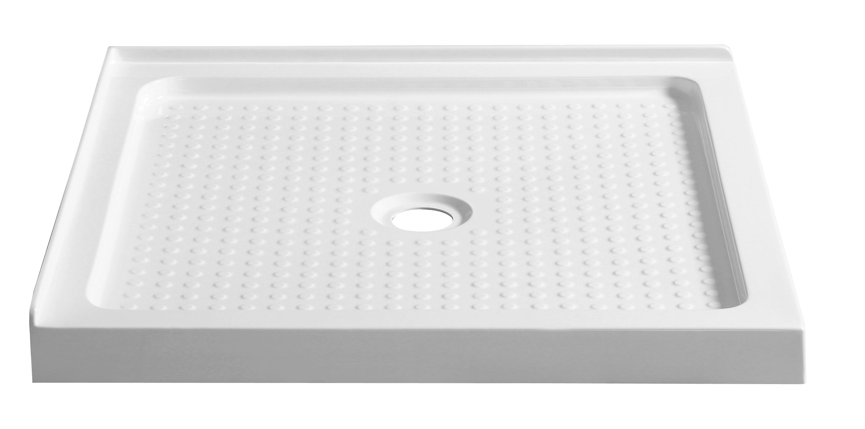 Valley Series 38 in. x 38 in. Shower Base in White