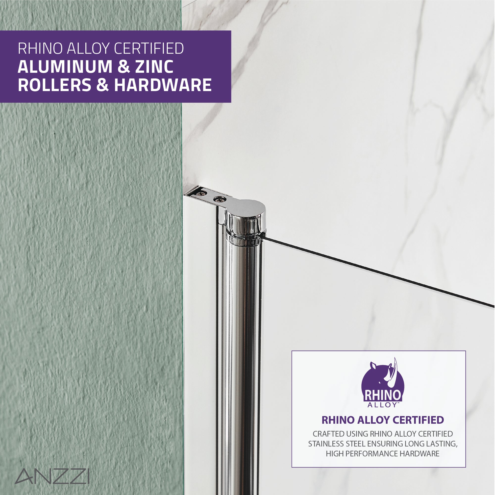 Myth 28 in. x 56 in. Frameless Tub Door with TSUNAMI GUARD