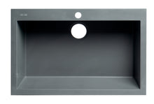 Load image into Gallery viewer, ALFI brand AB3020DI-T Titanium 30&quot; Drop-In Single Bowl Granite Composite Kitchen Sink