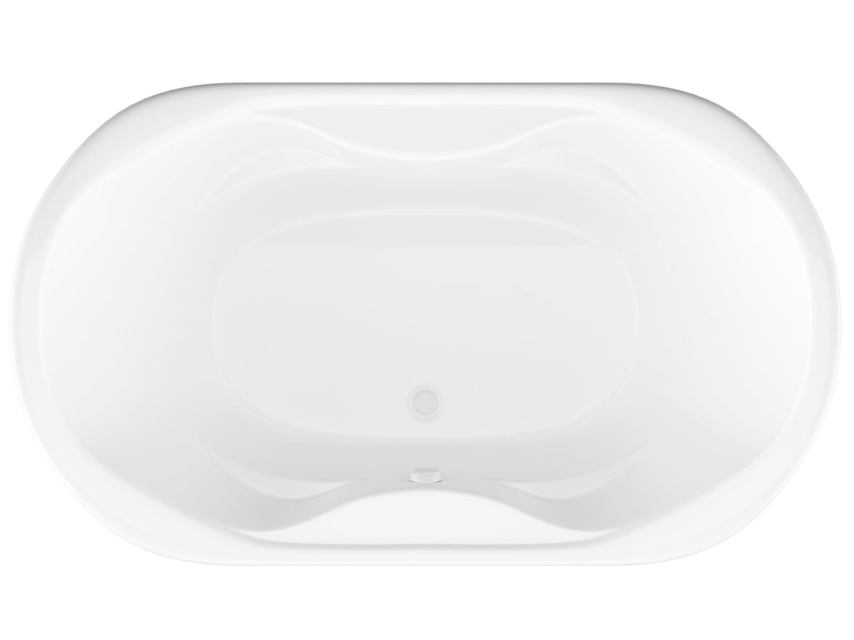 Atlantis Whirlpools Indulgence 41 x 70 Oval Soaking Bathtub